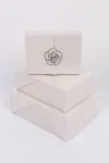 3433# Double-opening gilded rose buckle Gift Box, high-end red gift box, Valentine's Day/Wedding Souvenir packaging box, 3 sets/Factory direct sales Item Picture